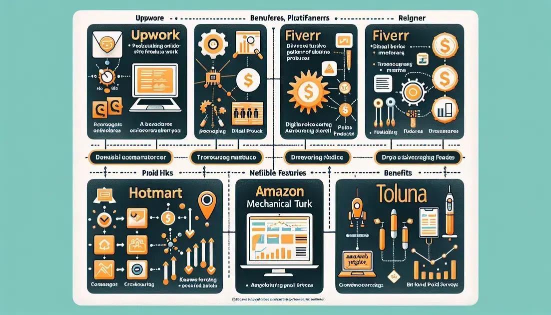 Comparação entre plataformas populares