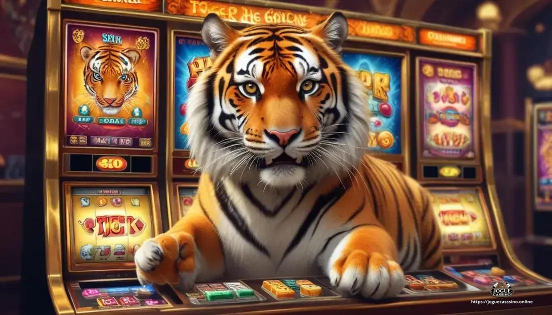 Por que escolher slots com temática de tigre?